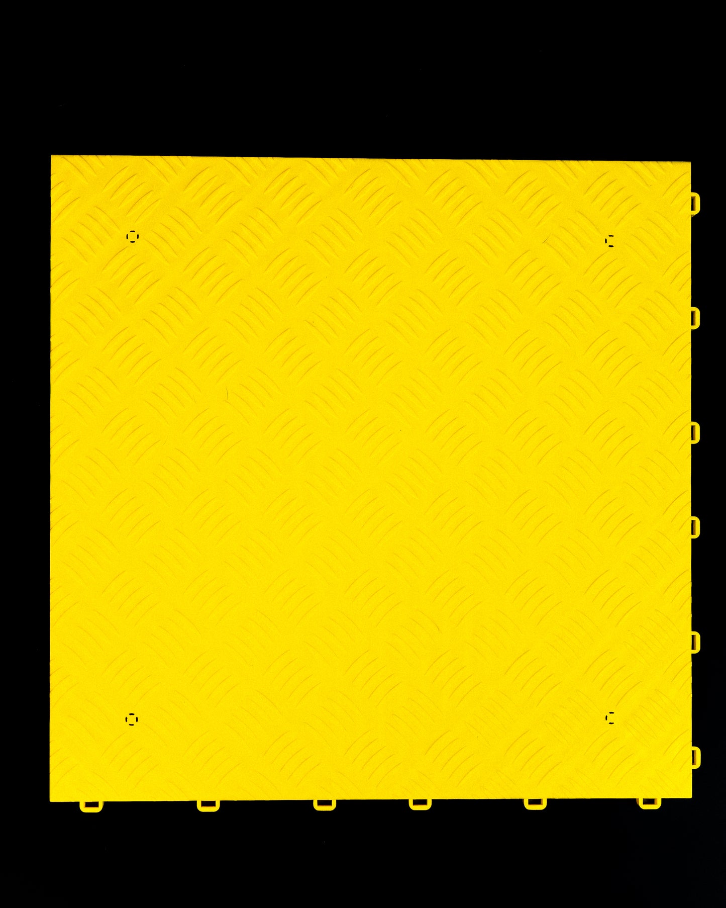 Plancher de garage modulaire EZ-Pro (solide) - Jaune canari