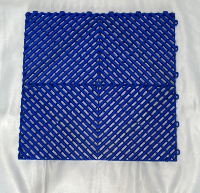 Piso modular para garaje EZ-Classic (ventilado) - Azul verdadero